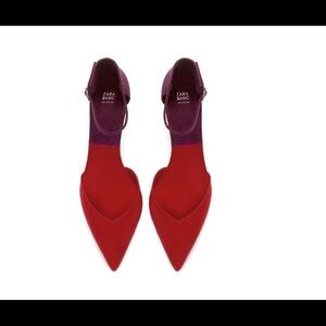 Zara two-tone stilettos